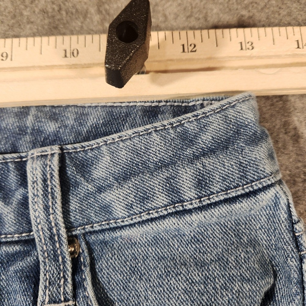 Juicy Couture Jeans Womens 3/26 Blue Lunita Rhinestone Juicy Flare Vintage Y2K - Picture 6 of 12